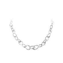 Load image into Gallery viewer, Offspring Graduated Link Necklace, Silver
