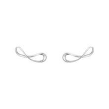Load image into Gallery viewer, Infinity Earcuff Earrings, Silver
