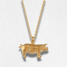 Load image into Gallery viewer, Suffolk Pig Necklace, Gold
