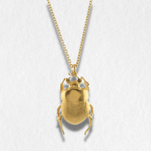 Load image into Gallery viewer, Dor Beetle Necklace, Gold
