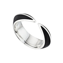 Load image into Gallery viewer, Sabre Deco Ring, Silver &amp; Ceramic
