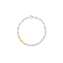 Load image into Gallery viewer, Reflect Bracelet Silver &amp; 18ct Yellow Gold, Medium
