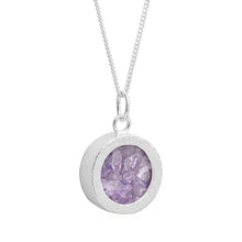 Load image into Gallery viewer, Classic Birthstone Amulet Necklace, Silver
