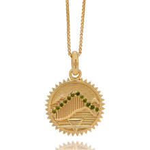 Load image into Gallery viewer, Elements Earth Art Coin Necklace
