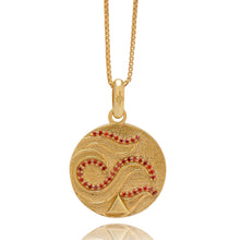 Load image into Gallery viewer, Elements Fire Art Coin Necklace
