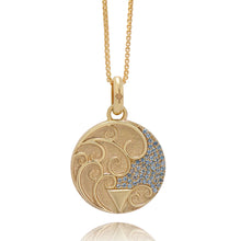Load image into Gallery viewer, Elements Water Art Coin Necklace
