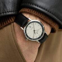 Load image into Gallery viewer, American Classic Intra-Matic, Ivory Dial &amp; Black Leather Strap

