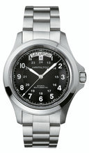 Load image into Gallery viewer, Khaki Field King Auto, Black Dial &amp; Stainless Steel Bracelet
