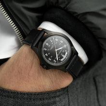 Load image into Gallery viewer, Khaki Field King, Black Dial &amp; Leather Strap
