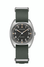 Load image into Gallery viewer, Khaki Aviation Pilot Pioneer Mechanical, Black Dial &amp; Grey Nato Strap
