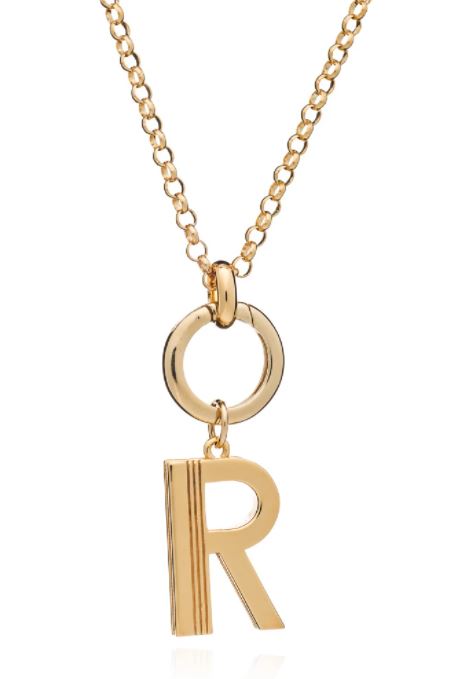 Statement Initial Necklace Long