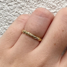 Load image into Gallery viewer, Organic Twisted Ring, 3mm, 9ct Yellow Gold

