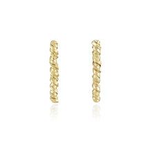 Load image into Gallery viewer, Small Twist Bar Studs, 9ct Yellow Gold
