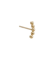 Load image into Gallery viewer, Curved Punk Stud, Solid 9ct Gold
