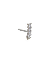 Load image into Gallery viewer, Chevron Stud, Solid 9ct White Gold
