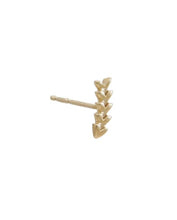 Load image into Gallery viewer, Chevron Stud, Solid 9ct Gold
