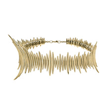 Load image into Gallery viewer, Quill Multi Choker, Yellow Gold Vermeil
