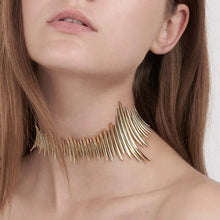 Load image into Gallery viewer, Quill Multi Choker, Yellow Gold Vermeil
