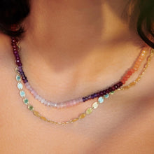 Load image into Gallery viewer, Rainbow Sunset Gemstone Necklace
