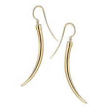 Load image into Gallery viewer, No.1 Medium Earrings, Yellow Gold Vermeil
