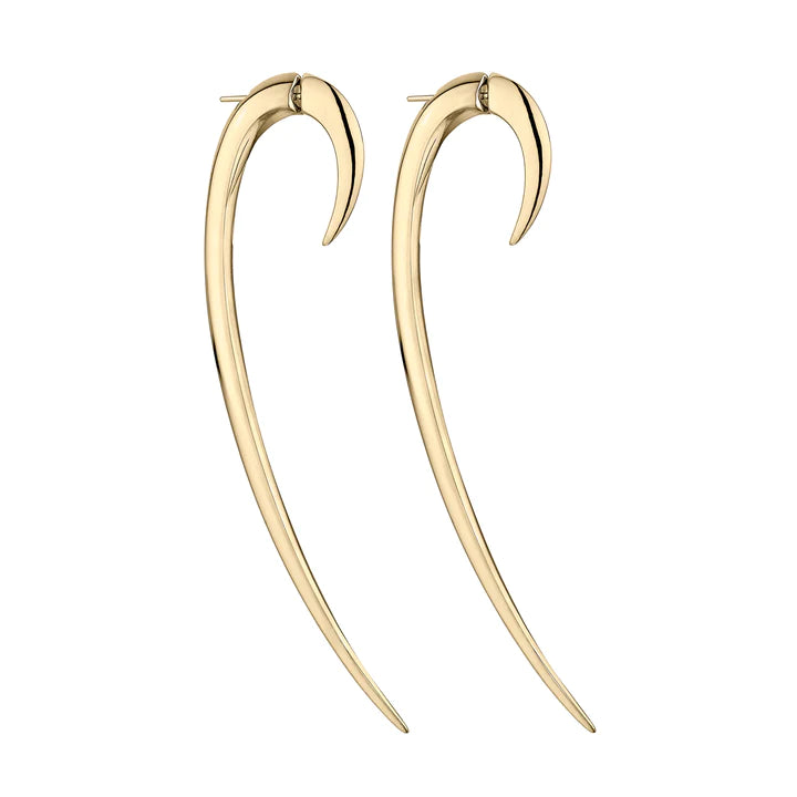 Hook Size 3 Earrings, Yellow Gold Vermeil