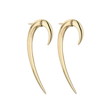 Load image into Gallery viewer, Hook Size 2 Earrings, Yellow Gold Vermeil
