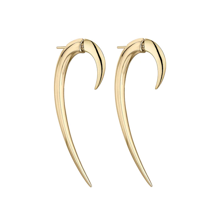 Hook Size 2 Earrings, Yellow Gold Vermeil