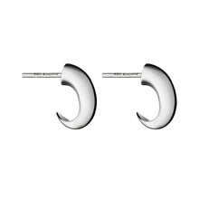 Load image into Gallery viewer, Talon Cat Claw Hoop Earrings, Silver
