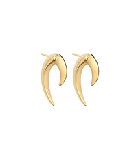 Load image into Gallery viewer, Talon Earrings, Yellow Gold Vermeil
