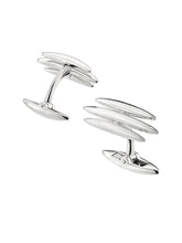 Load image into Gallery viewer, Arc Triple Cufflinks, Silver
