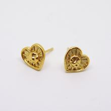 Load image into Gallery viewer, Sunrays of Love Stud Earrings, Gold
