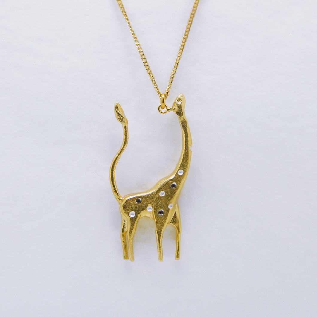 Giraffe Necklace, Gold