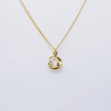 Load image into Gallery viewer, Mini Moon &amp; Star Pendant, Gold
