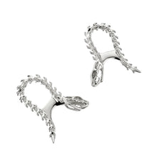 Load image into Gallery viewer, Serpent&#39;s Trace Cufflinks, Silver
