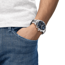 Load image into Gallery viewer, Chrono XL Classic Gents, Blue Dial &amp; Stainless Steel Bracelet

