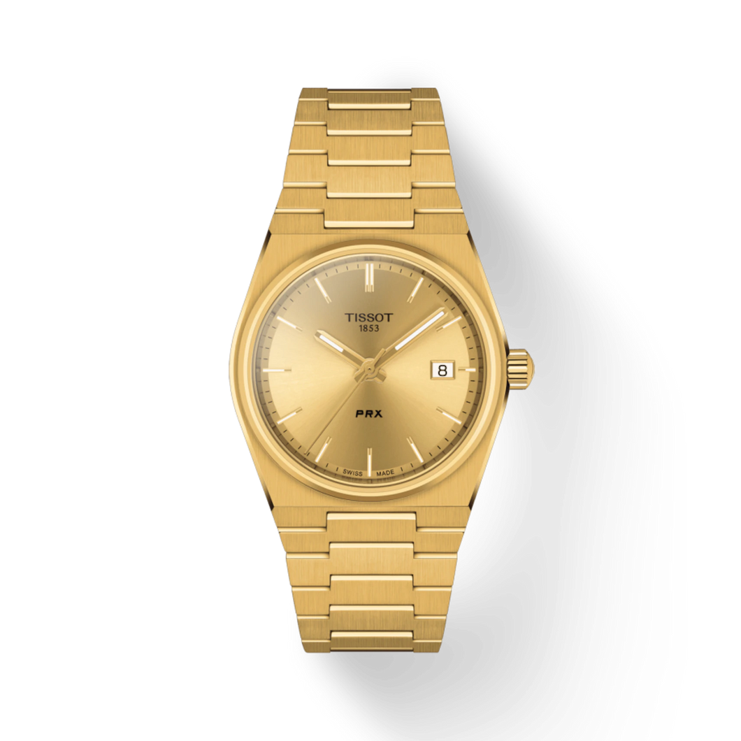 PRX 35mm, Yellow Gold PVD Dial & Stainless Steel Bracelet