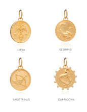Load image into Gallery viewer, Zodiac Art Coin Necklace, Gold
