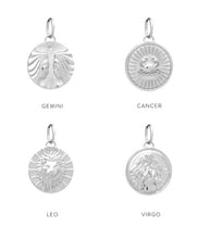 Load image into Gallery viewer, Zodiac Art Coin Necklace, Silver
