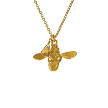 Load image into Gallery viewer, Honey Bee &amp; Citrine Necklace, Gold
