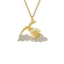 Load image into Gallery viewer, Morning Sunrise Necklace, Silver &amp; Gold
