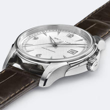 Load image into Gallery viewer, Jazzmaster Viewmatic Auto, Silver Dial &amp; Brown Leather Strap
