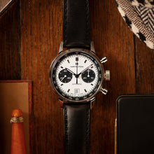 Load image into Gallery viewer, American Classic Intra-Matic Chronograph, White Panda Dial &amp; Leather Strap
