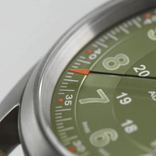 Load image into Gallery viewer, Khaki Field Auto Titanium, Green Dial &amp; Tan Leather Strap
