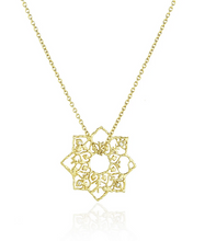 Load image into Gallery viewer, Full Bloom Necklace, 9ct Yellow Gold
