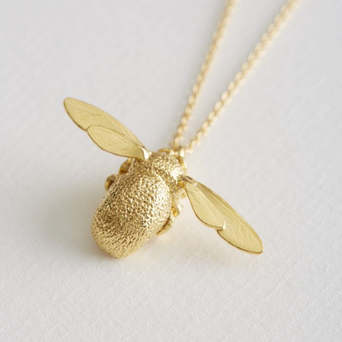 Bumblebee Necklace, Gold
