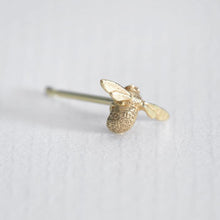 Load image into Gallery viewer, Teeny Weeny Bee Stud Earrings, 18ct Gold
