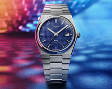 Load image into Gallery viewer, PRX 40mm Powermatic 80, Blue Waffle Dial &amp; Stainless Steel Bracelet
